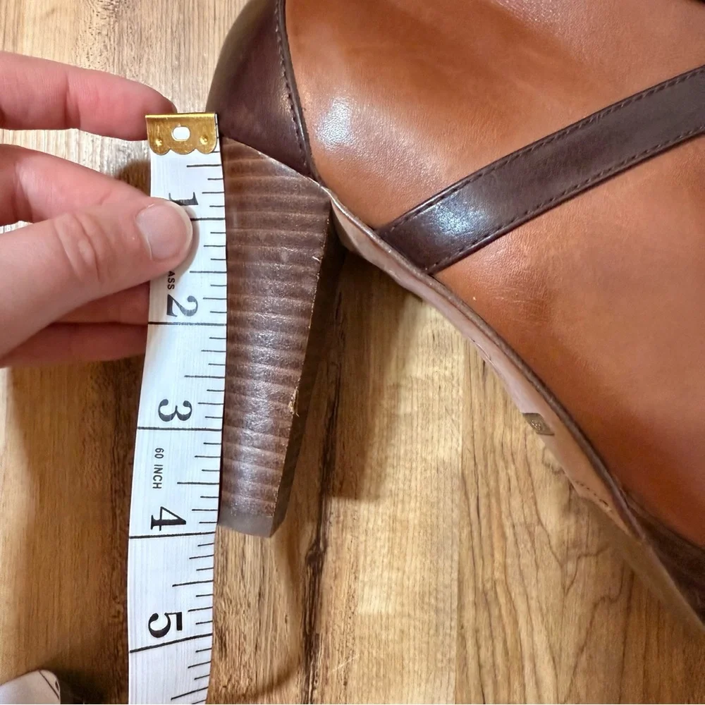 Cole Haan x Nike Air Poppy Tall Women’s Leather Boot Walnut Brown Heel 8 1/2 B - Picture 4 of 8